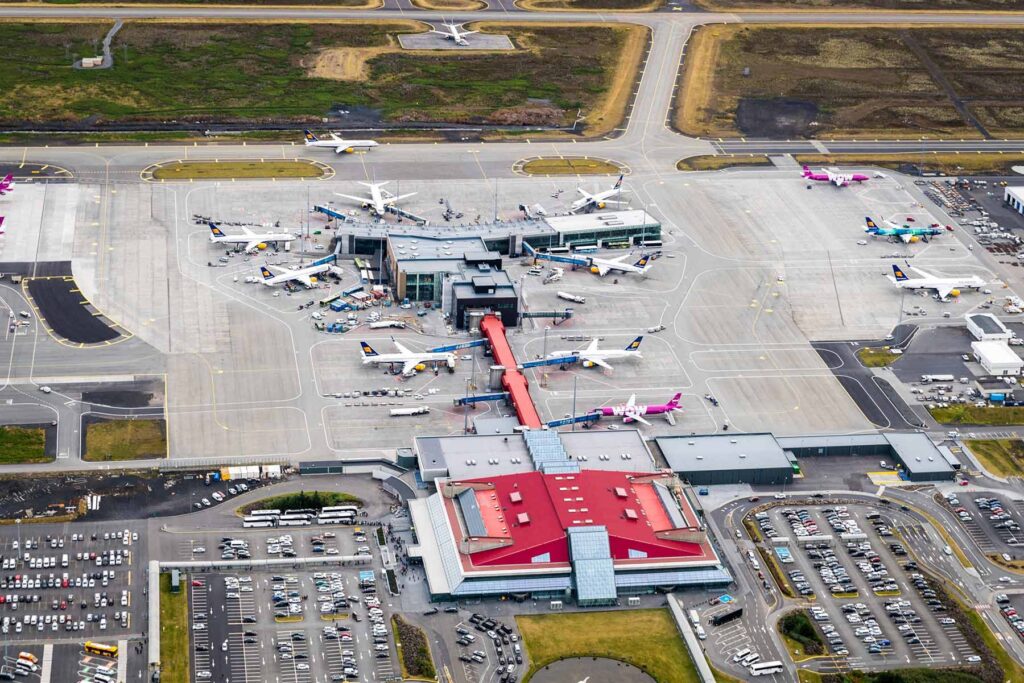 Intenational airport Iceland