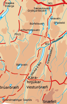 Map Hrafnkelssdalur