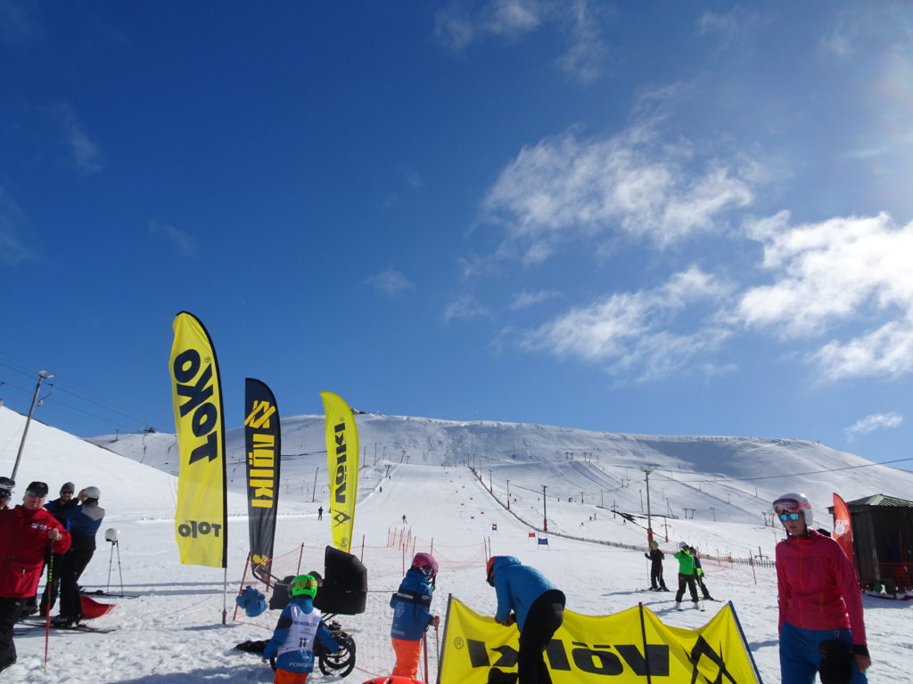 Blafjoll skiing