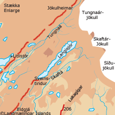 Map Langisjor