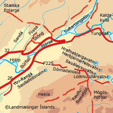 Map Domadalsroute