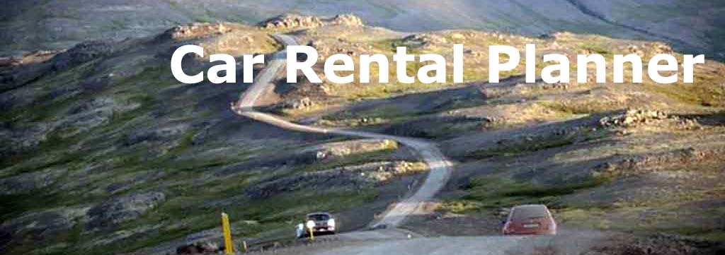 car rental planner Iceland