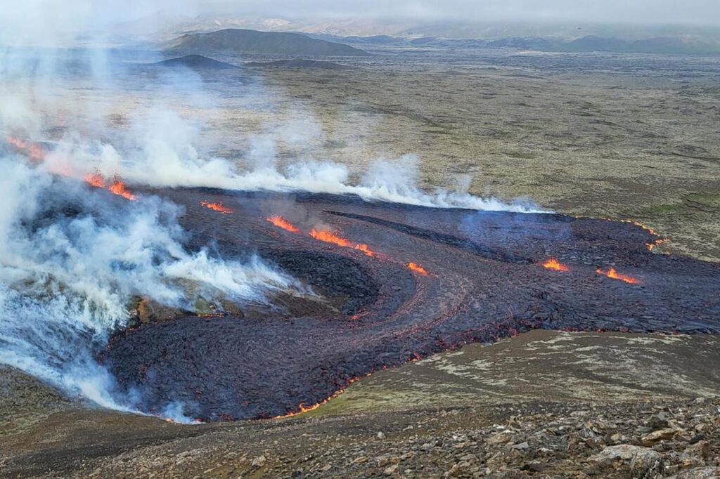 Reykjanse Volcano eruption July 10th 2023
